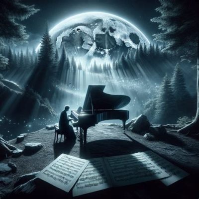 Moonlight Sonata - Un capolavoro di malinconia romantica che danza con delicati arabeschi pianistici